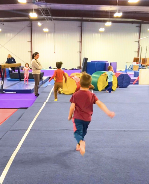 kids open gym rumming